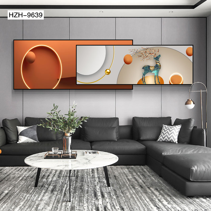 铝合金晶瓷晶贝后现代光影叠加画3️⃣详情图3