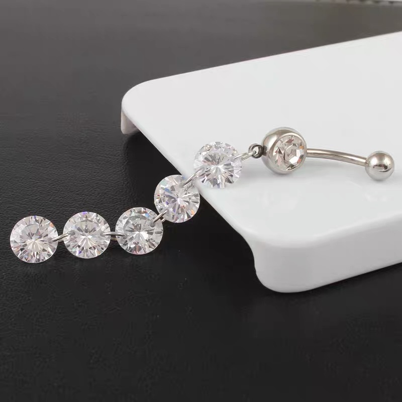 连连钻韩版、美式医用不锈钢脐环