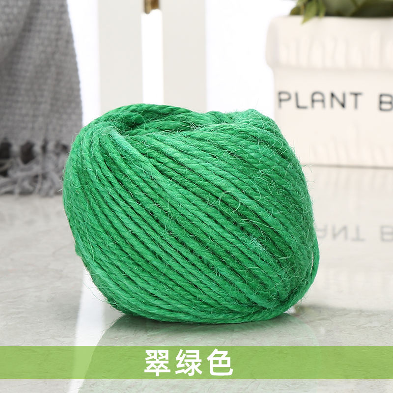 3MM color twine rope hand woven mesh binding decorative twine twine twine DIY vase Retro style 96