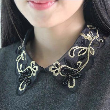 False collar children stand collar Korean lace shirt false collar decorative collar Pearl doll collar summer false collar