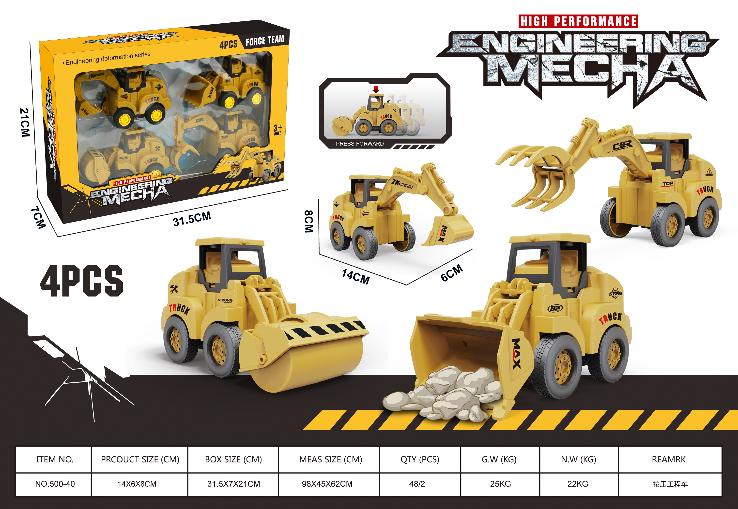 Engineering Vehicle Set 5 Application Scenario