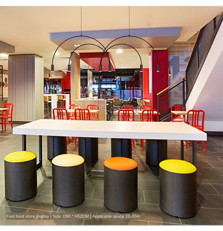 Nordic fashion and creative living room chandeliers, dining room bar counters, bedrooms, coffee shops, clothing stores, entertainment clubs, artistic chandeliers detail image 9