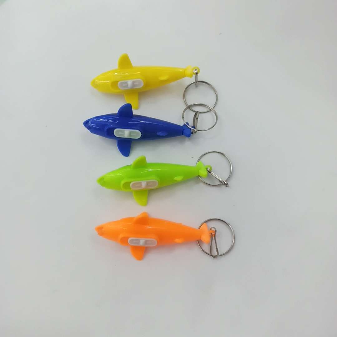 Keychain light small gift event: Giving away shark light factory direct sales keychain light glowing toys, Gao Gao Electronic toys 1 details Picture