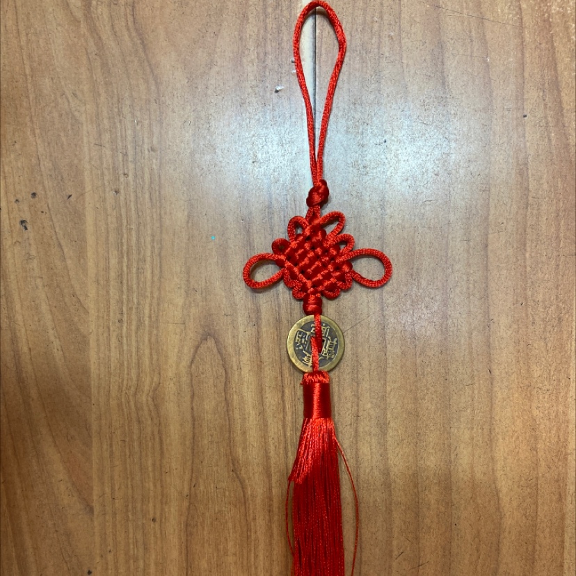 5, 6 plates red knot hanging real copper chessu