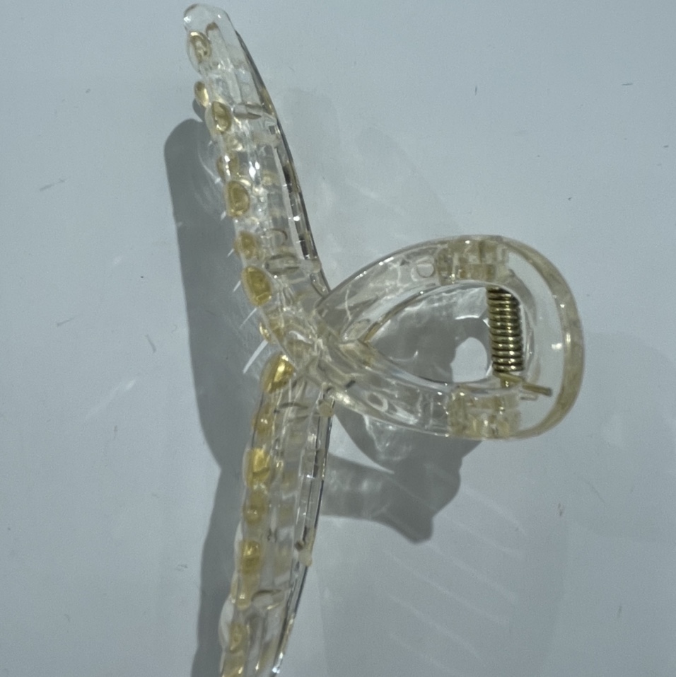 Large eight-figure clip Large acrylic clip back head clip bath shark clip hairpin clip manufacturers wholesale thumbnail