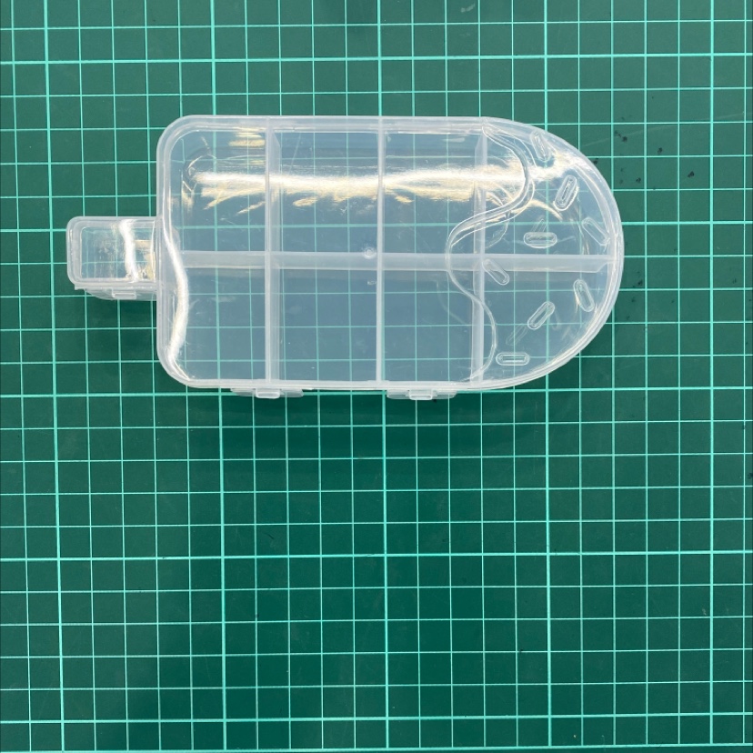 Small white ice cream in the box