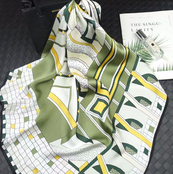 Shanghai Story Silk Scarf Women's Summer Thin Mulberry Silk Scarf 2021 Gift Mother Teacher Gift Box Shawl Square Scarf