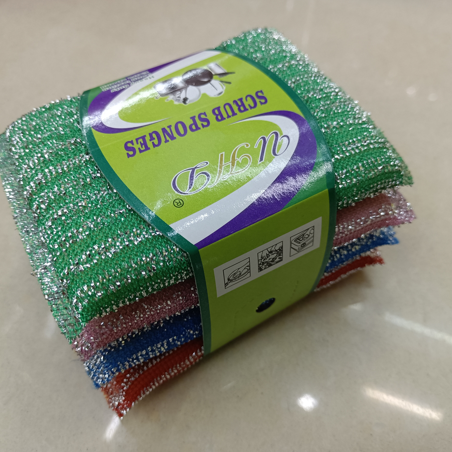 厂家直销，国勇清洁球，一般洗刷大王4PC套卡