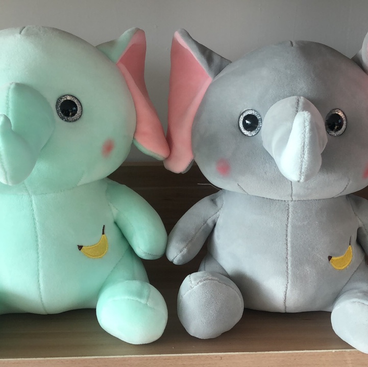 Banana elephant super soft down cotton cute cartoon doll