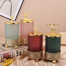 Glass and metal lid decoration crafts