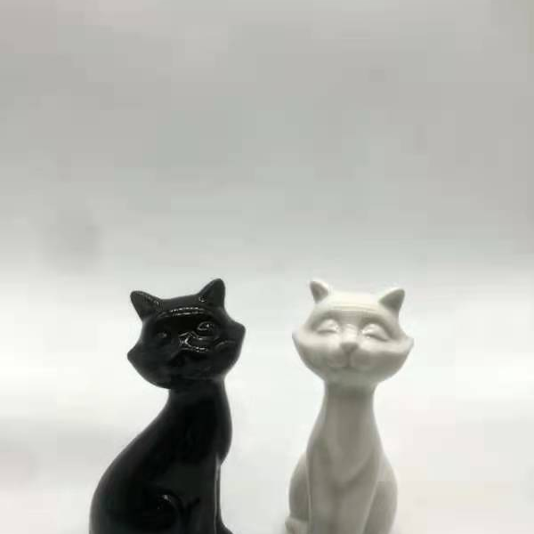 陶瓷对猫摆件 厂家直销 博端19款