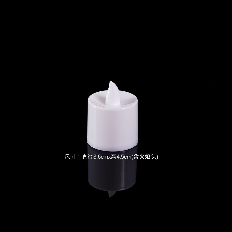 led蜡烛灯/电子蜡烛/装饰灯白底实物图