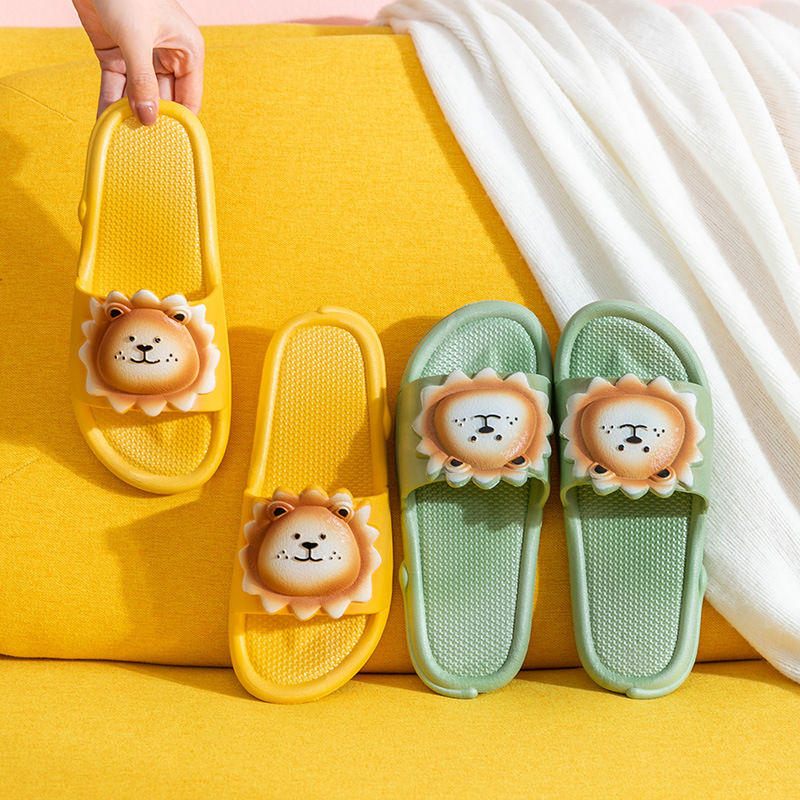 2021 new home slippers women wear summer home cute cartoon indoor non-slip home slippers wholesale slippers