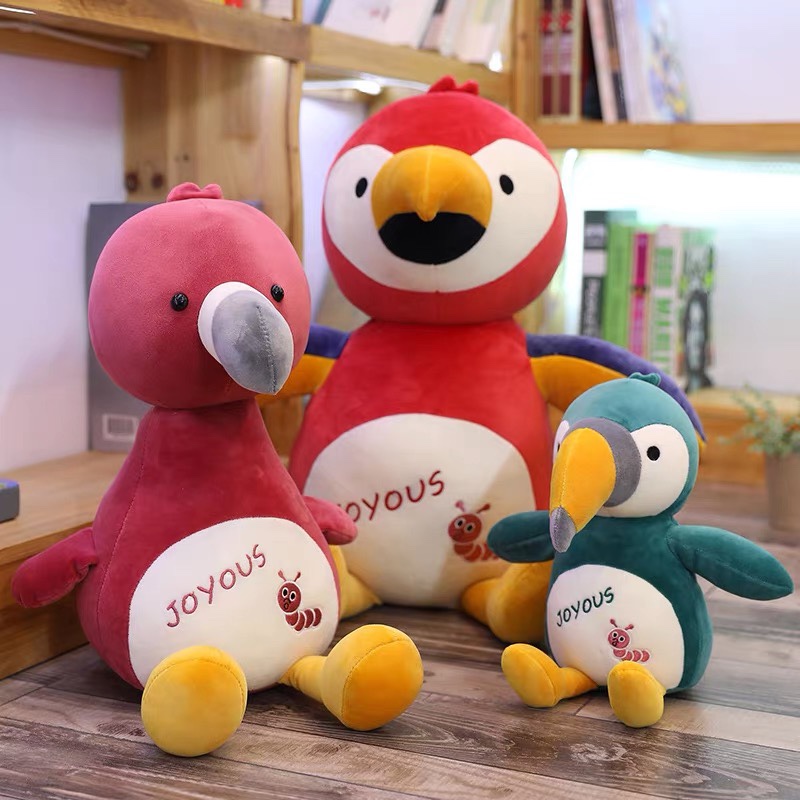 Cute Woodpecker cute cartoon plush toy figure