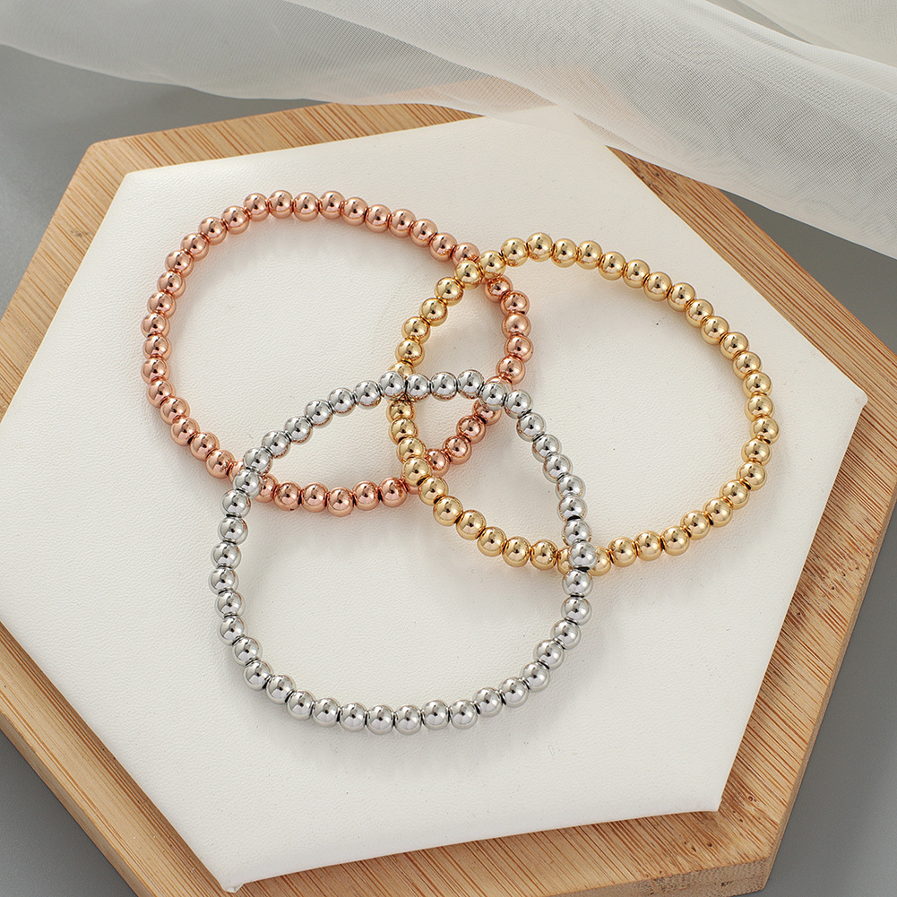 Bracelet New men and women's children's hand jewelry geometric copper handmade jewelry cross-border Europe and the United States popular simple bracelet