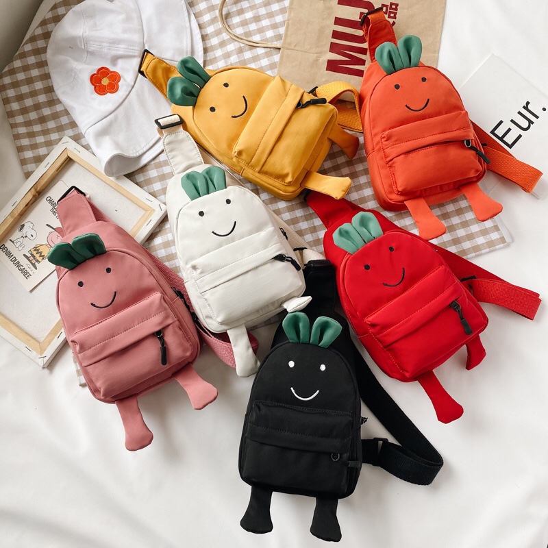 韩版儿童包包卡通可爱动物斜挎胸包尼龙女童单肩包户外手机小包