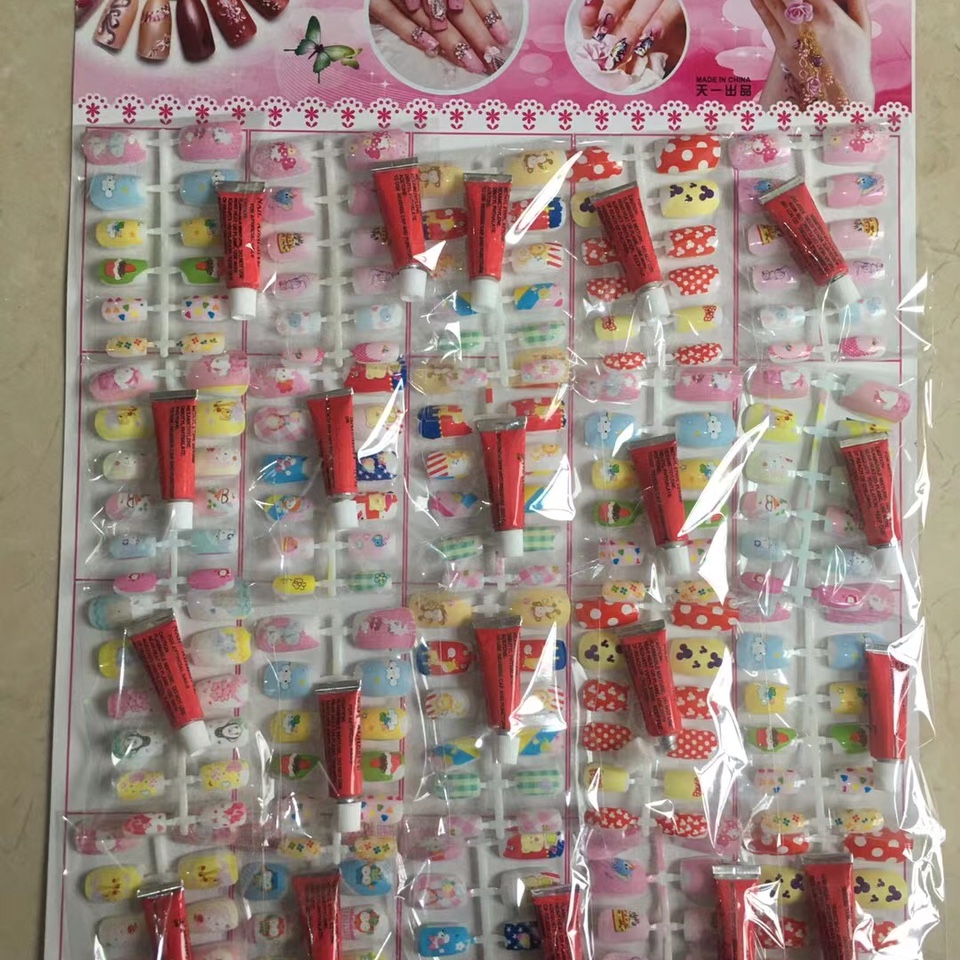 胶水指甲

