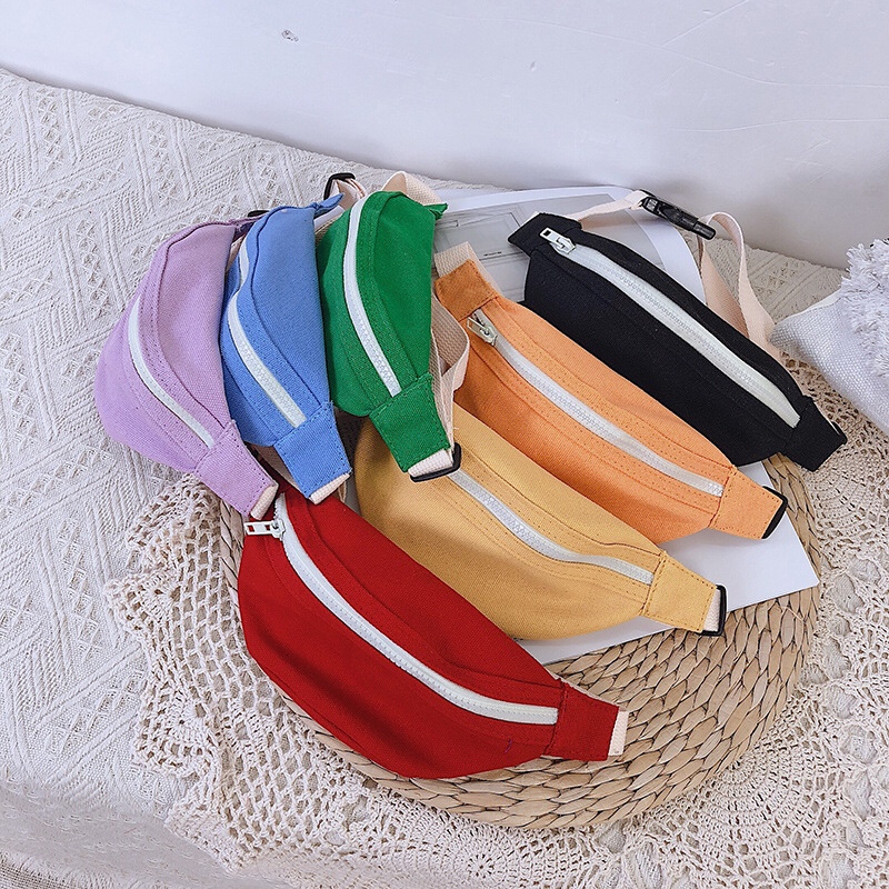 Korean version of children's bag autumn new shoulder bag simple mini Fanny pack fashion boys and girls baby crossbody bag