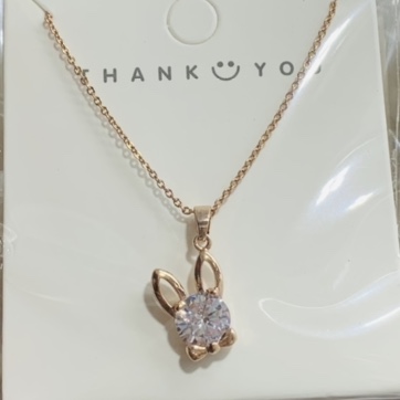 Vintage style design collarbone chain necklace Rose Gold White Gold 0511