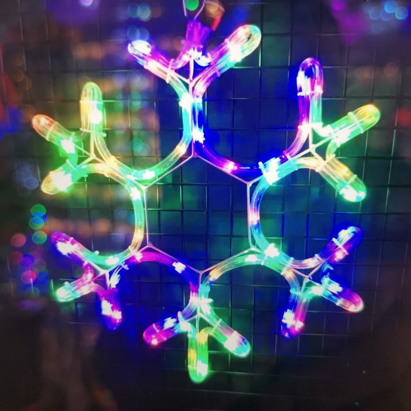 Small colored snowflakes thumbnail