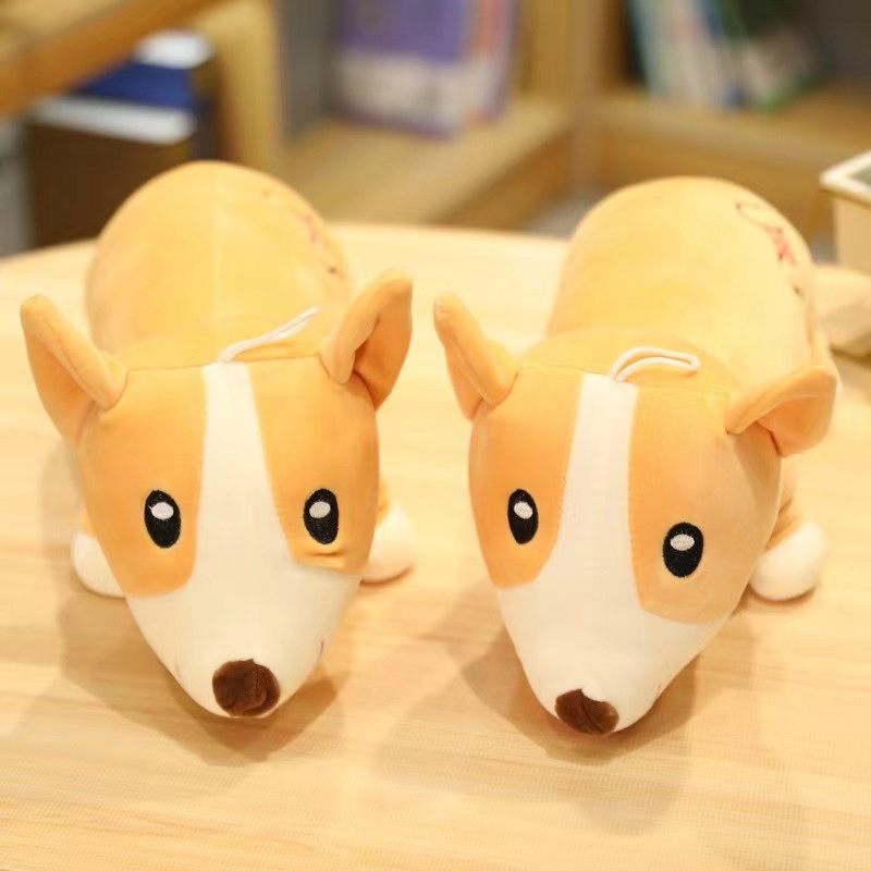 A corgi stuffed animal