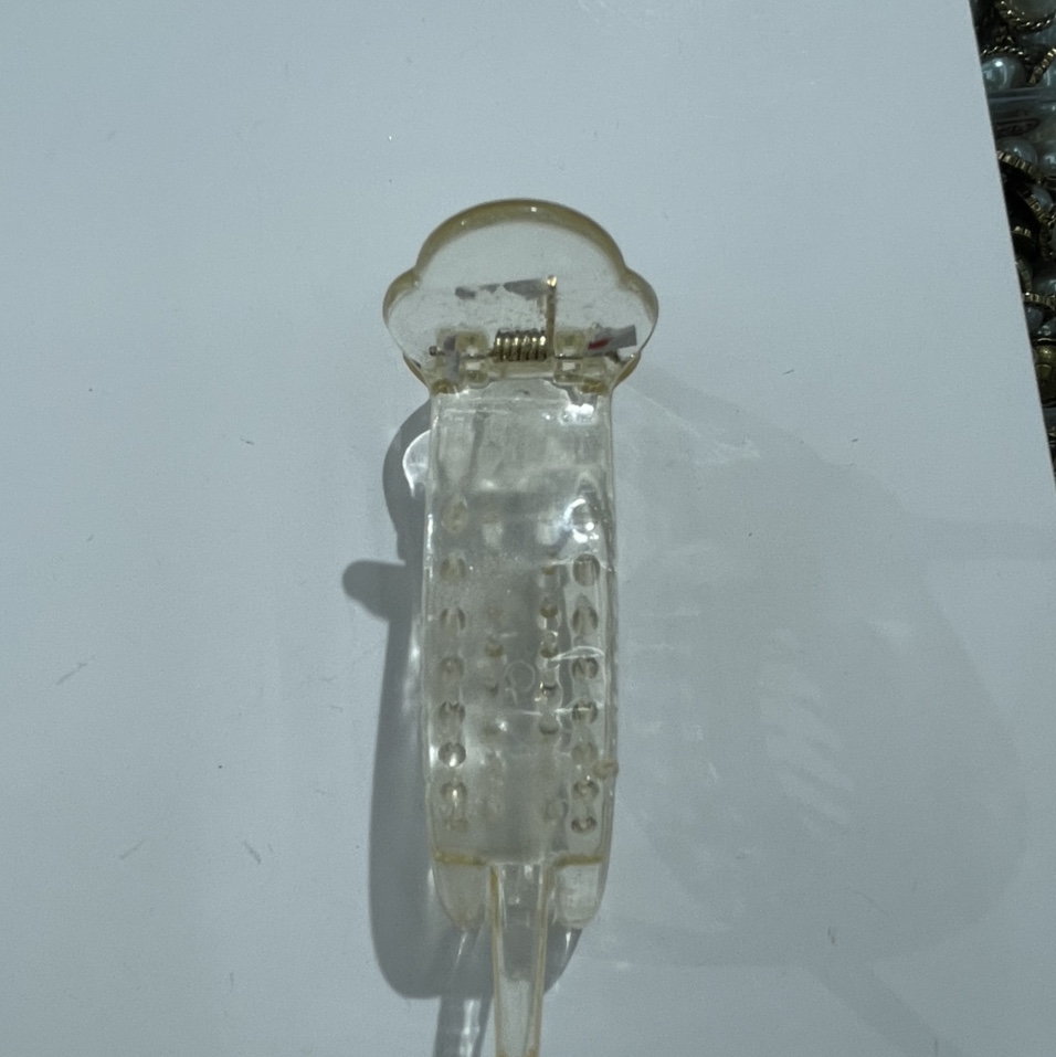 梅花二加一夹马尾盘发鲨鱼夹大号发卡头饰女