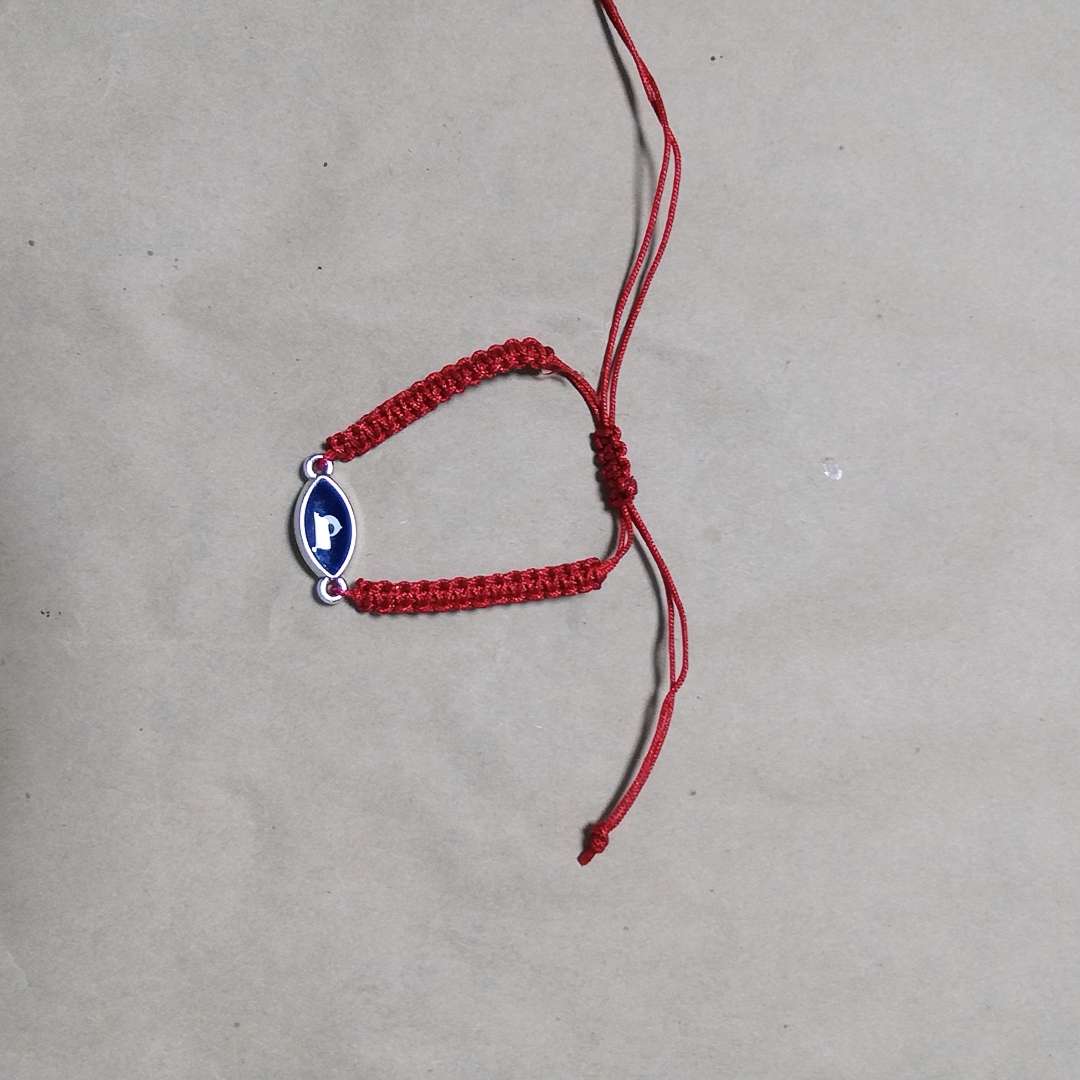 H-015手工编织红绳手链单向平结眼睛手绳本命年男女福气小红绳手饰手链详情图4