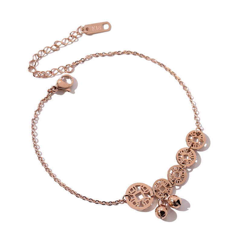 Niche design anklet female fashion network red splicing anklet simple light luxury temperament anklet 2021 new anklet 62