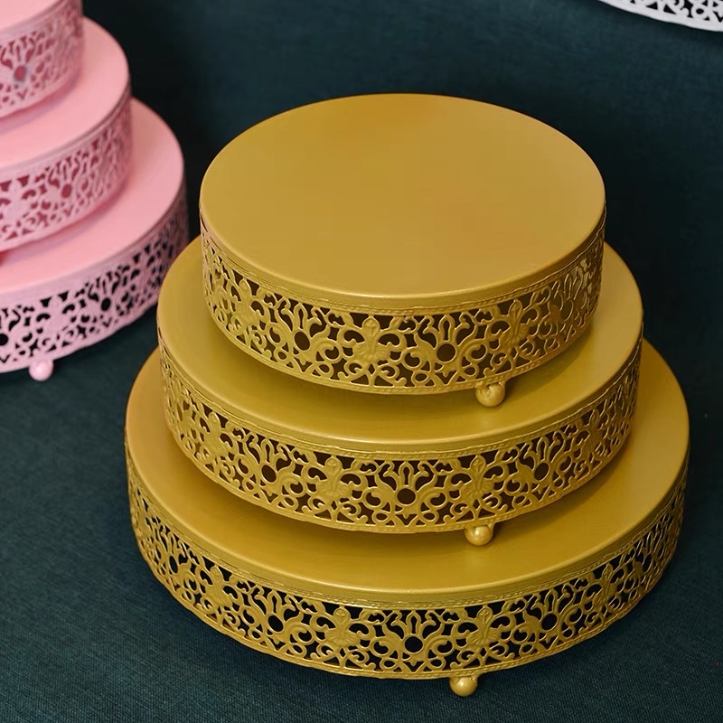 Iron Cake Stand Multi-Plate Cake Stand Wedding Layout Cake Plate Specification drawing