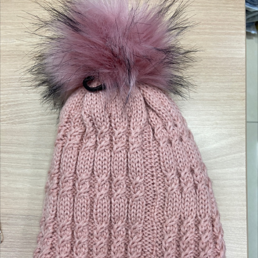 Shenlan Knitting Hat Industry For Men And Women In Autumn And Winter Thickened Knitting Hat Pink 001