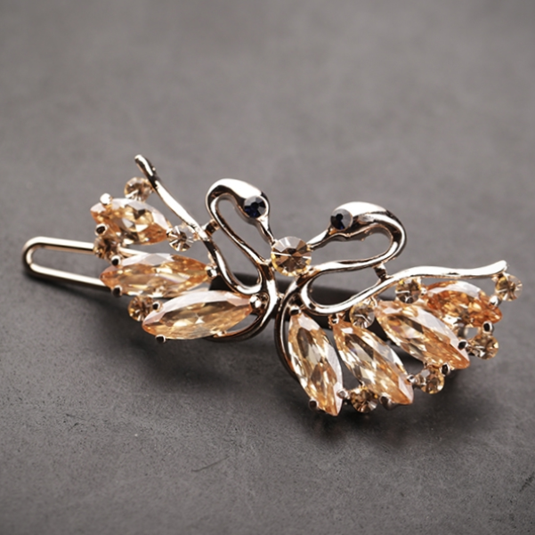 Mandarin duck and frog buckle