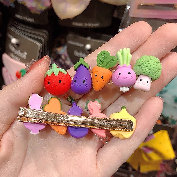Children 's vegetables 🥬 hairpin