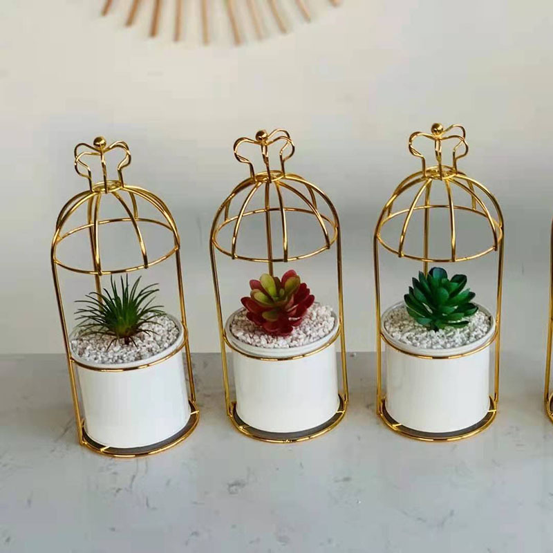 Artificial potted plant bonsai home decoration ornaments detail image 2