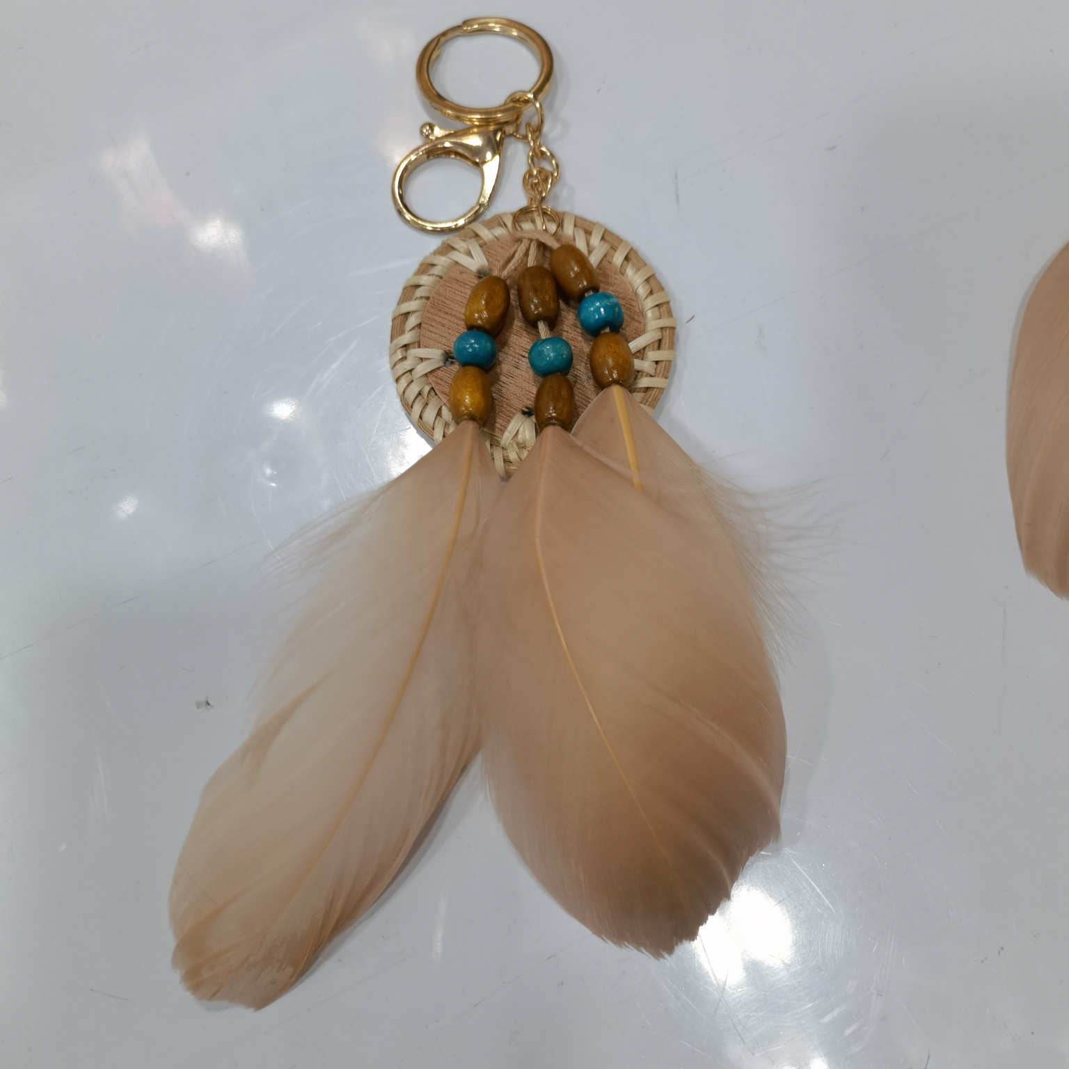 印第安手工编织创意现代家居装饰挂饰浪漫节日礼物大型羽毛捕梦网ECL