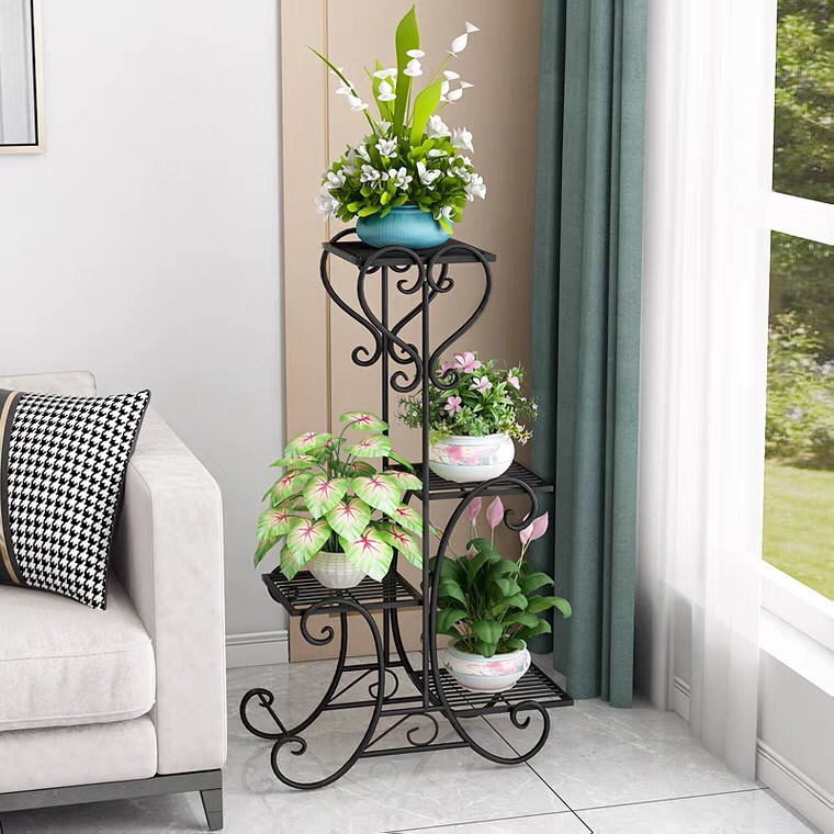 Flower Shelf Living Room Balcony Flower Shelf Multi-Layer Flower Shelf
