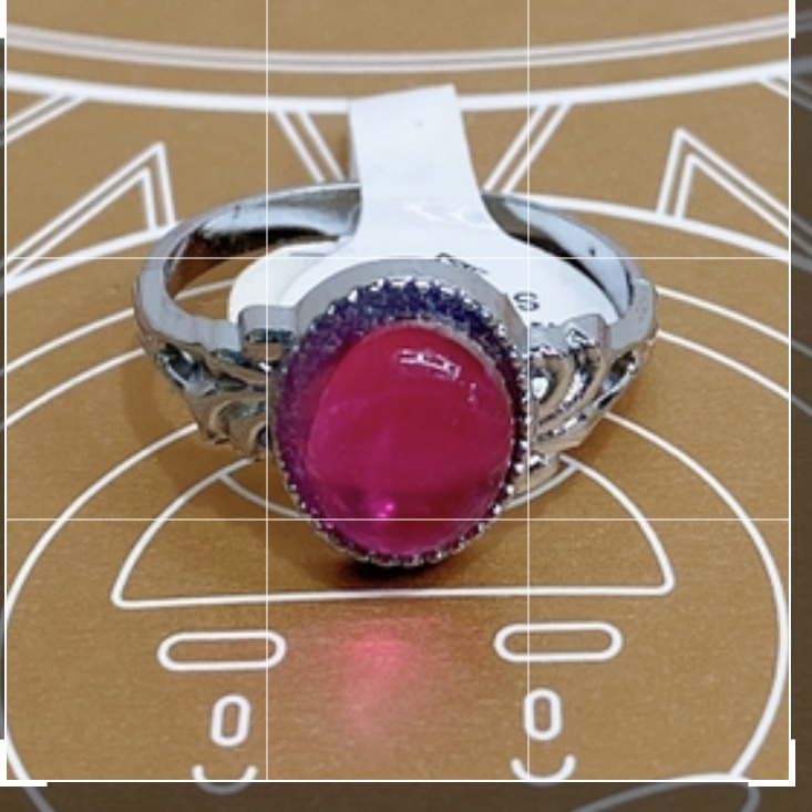 电镀古银10x14粘梅红色球面仿古流行时尚百搭女士