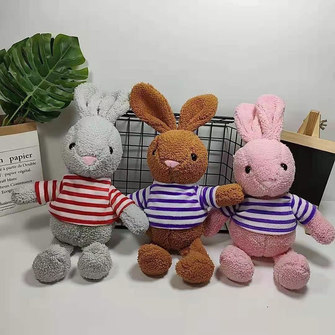 Cute fruit rabbit plush toy small White rabbit doll strawberry rabbit
