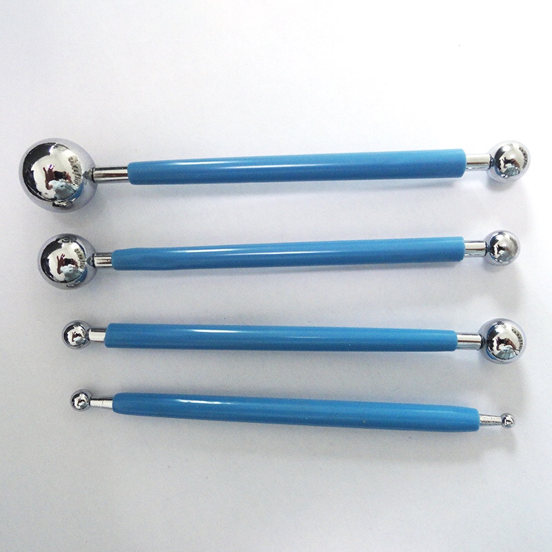 泥陶工具陶塑套装金属钢珠棒