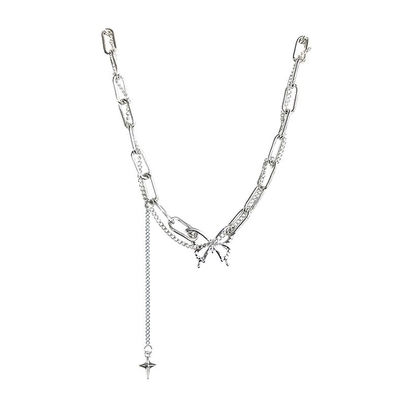 B-22 necklace female summer clavicle chain ins light luxury niche sense senior gentle all-match new 2021