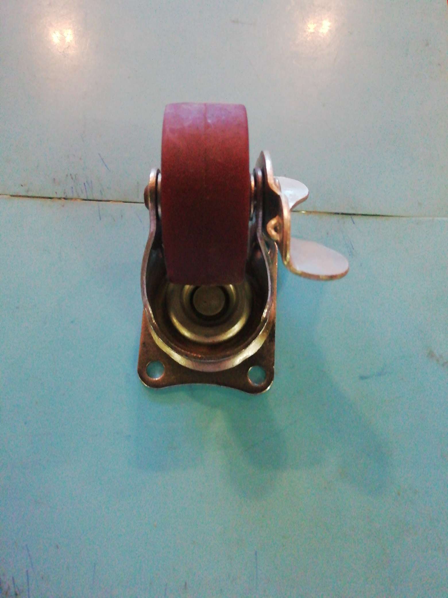 2-inch Global lightweight flat-bottom polyurethane side brake wheels Application Scenario