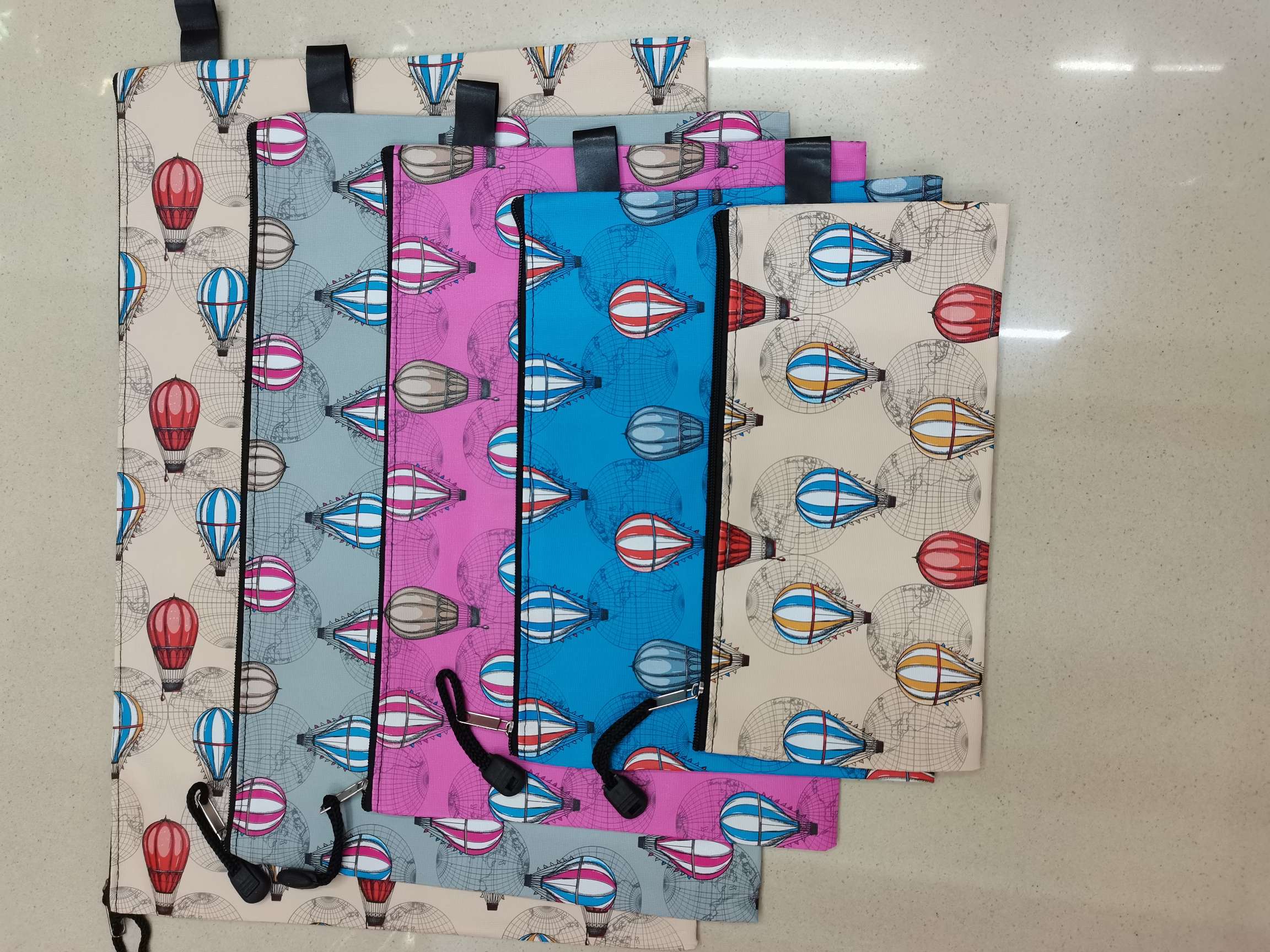 Patterned file bag detail image 7