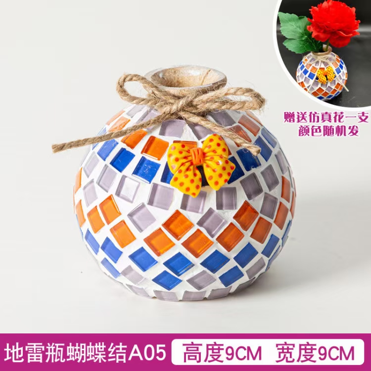 非遗diy/树脂配件/手工小篮子/杜鹃花/七夕DIY白底实物图