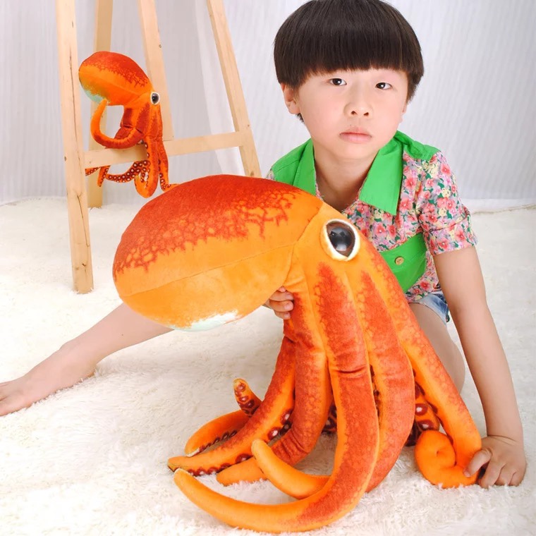 No. 50 Octopus simulation octopus plush toy doll, squid doll, pillow doll, birthday gift for men and women