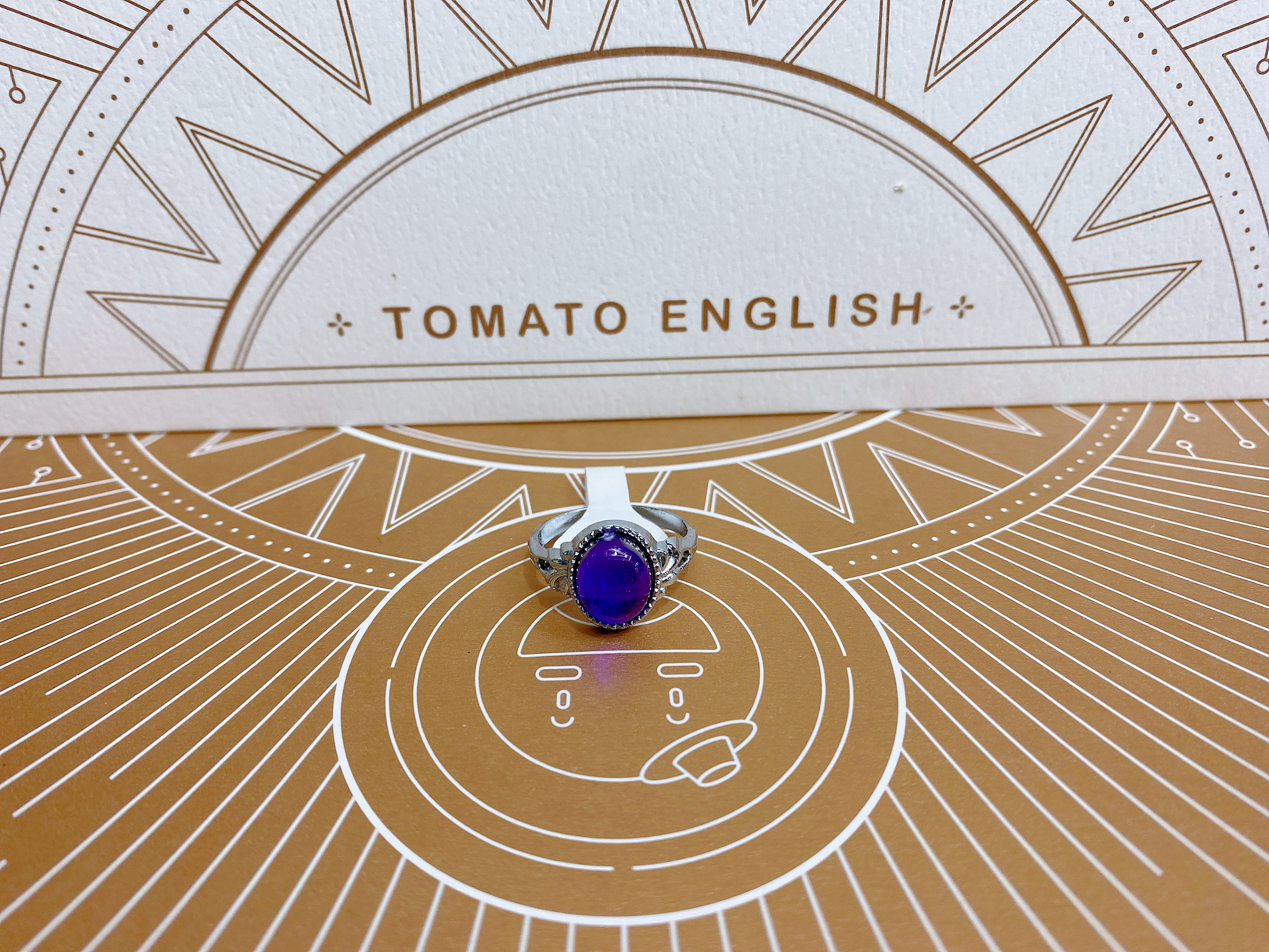 电镀古银8x10粘黑色球面仿古流行时尚百搭女士细节图