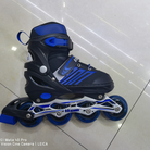 161蓝黑儿童溜冰鞋