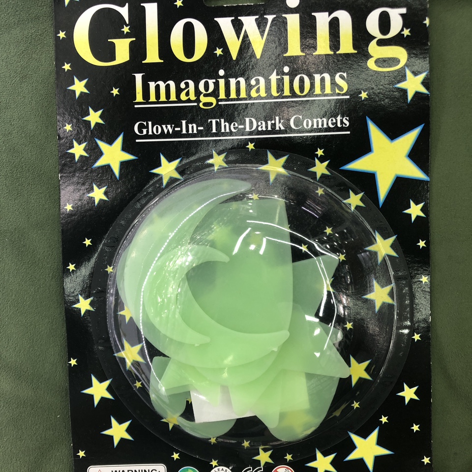 夜光贴圆吸卡星月桃贴片