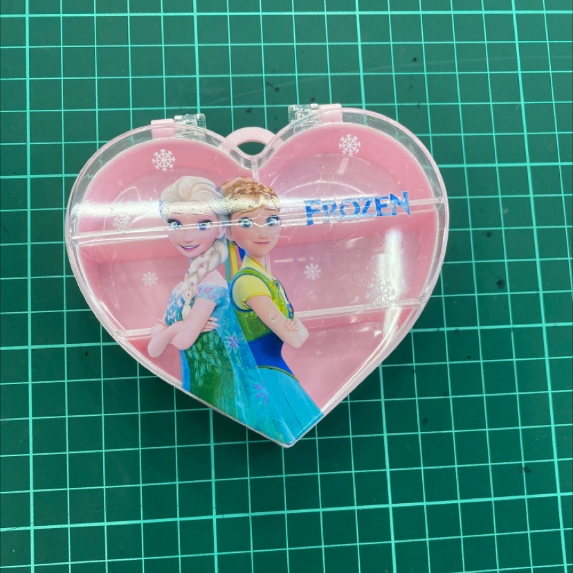 方圆收纳盒 爱心有格冰雪女王方便