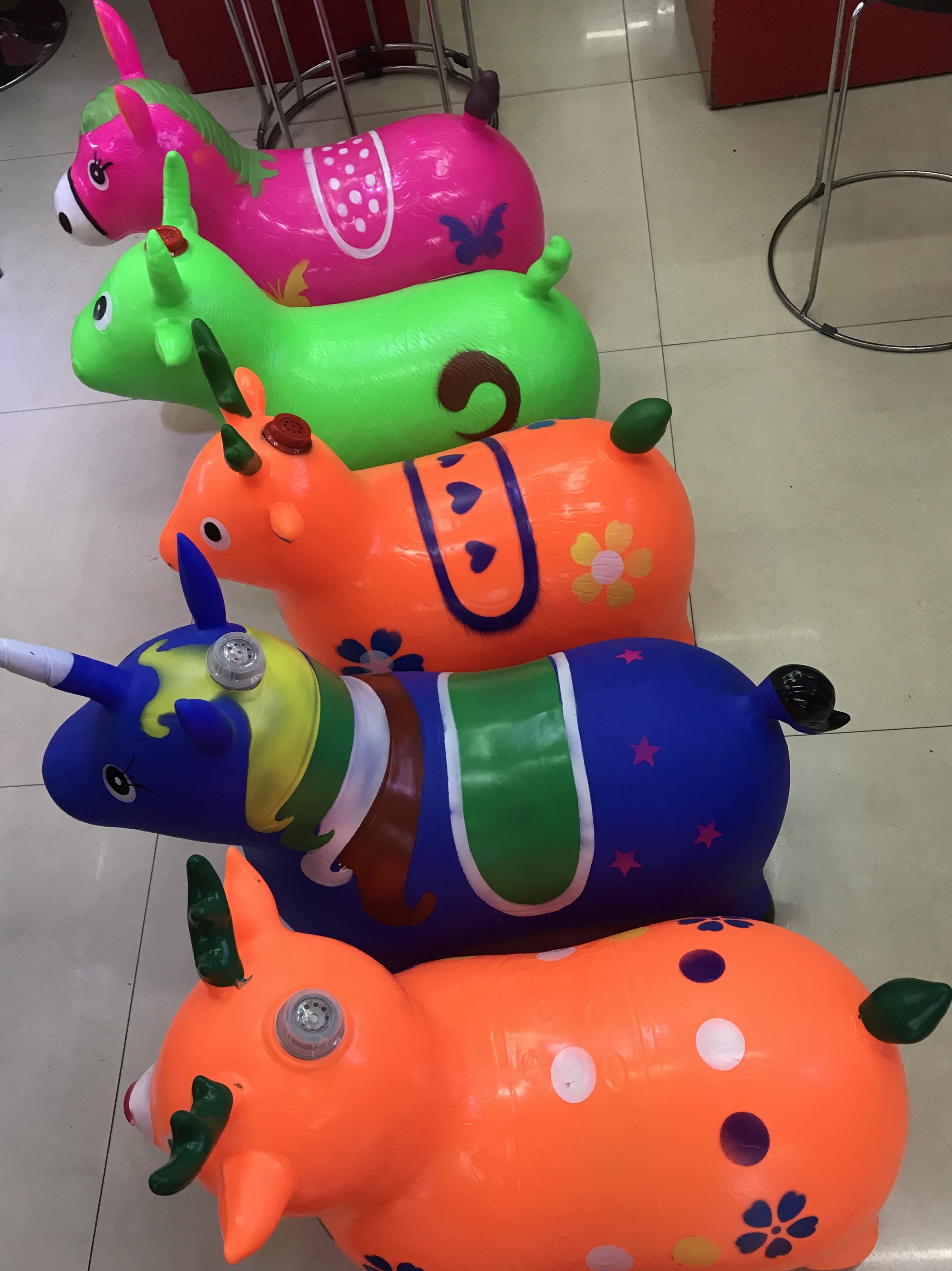 儿童充气玩具跳跳摇摇动物宝宝室内外休闲橡胶玩具详情图2