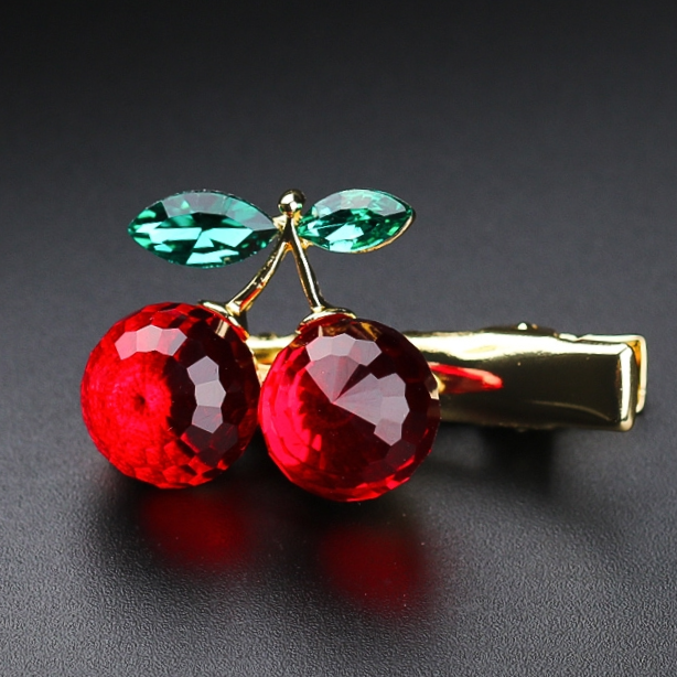 Red cherry duck clip