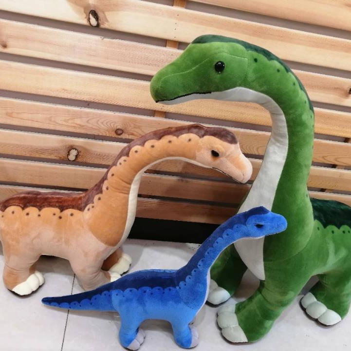 Cuddly plush toy doll of the long-neck dragon